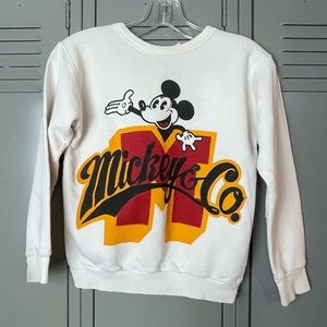 VINTAGE Disney Mickey & Co Crewneck sweatshirt kids 10/12 runs small